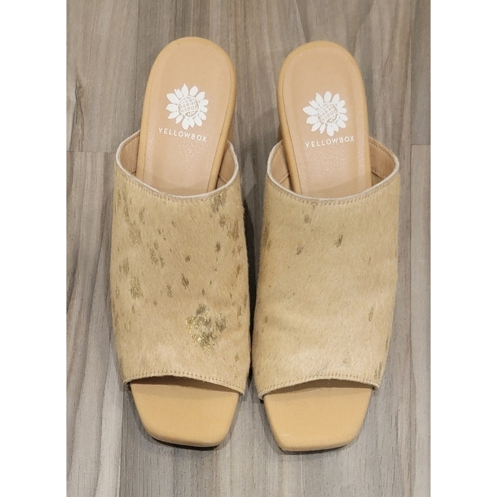 Women's Yellow Box Cataline Leather Sandals size 6.5